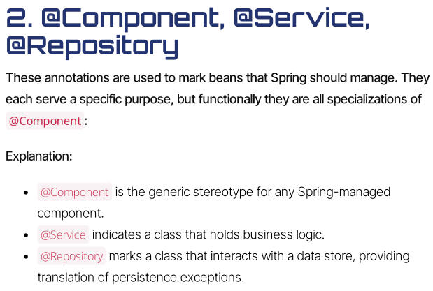 Boot Annotations Guide